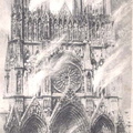 51-REIMS-Cathedrale-incendiee-1914
